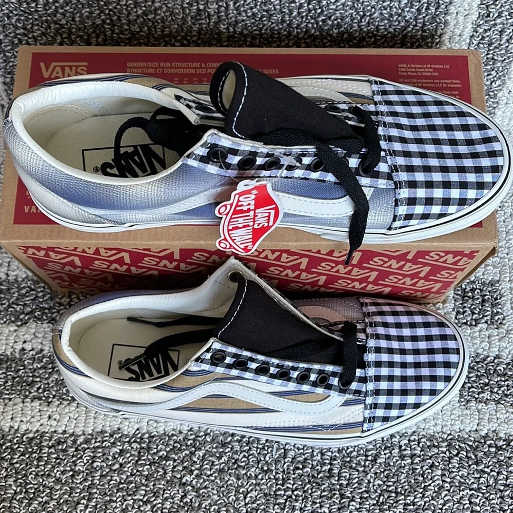 Vans Old Skool Prep Retro Blancdeblanc MENS - Picture 3 of 16